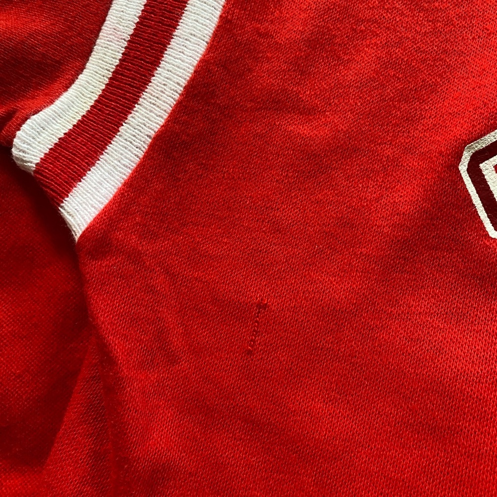 Vintage Retro Artex STANFORD Football Jersey Tshirt 3/4 sleeve 60s 70s throwback - Picture 6 of 11